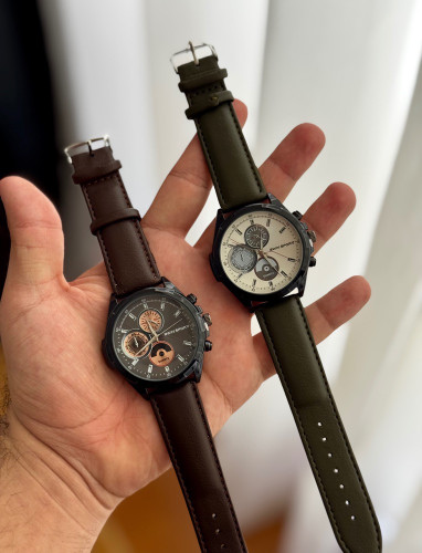 ساعت مردانه و پسرانه چرم